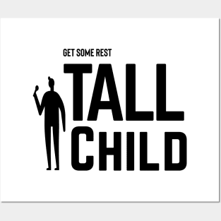 Tall Child (Black Logo) Posters and Art